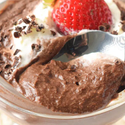 2 ingredient Chocolate Mousse