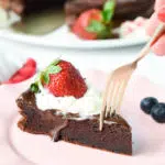 2 ingredients Chocolate Cake flourless chocolate cake gluten free dairy free paleo