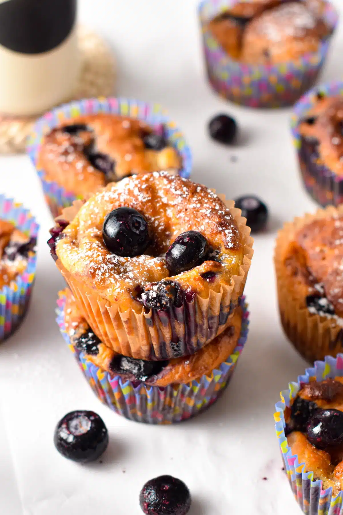 3 Ingredient Blueberry Muffins