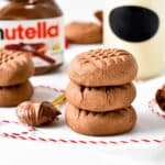 3 ingredient Nutella Cookies