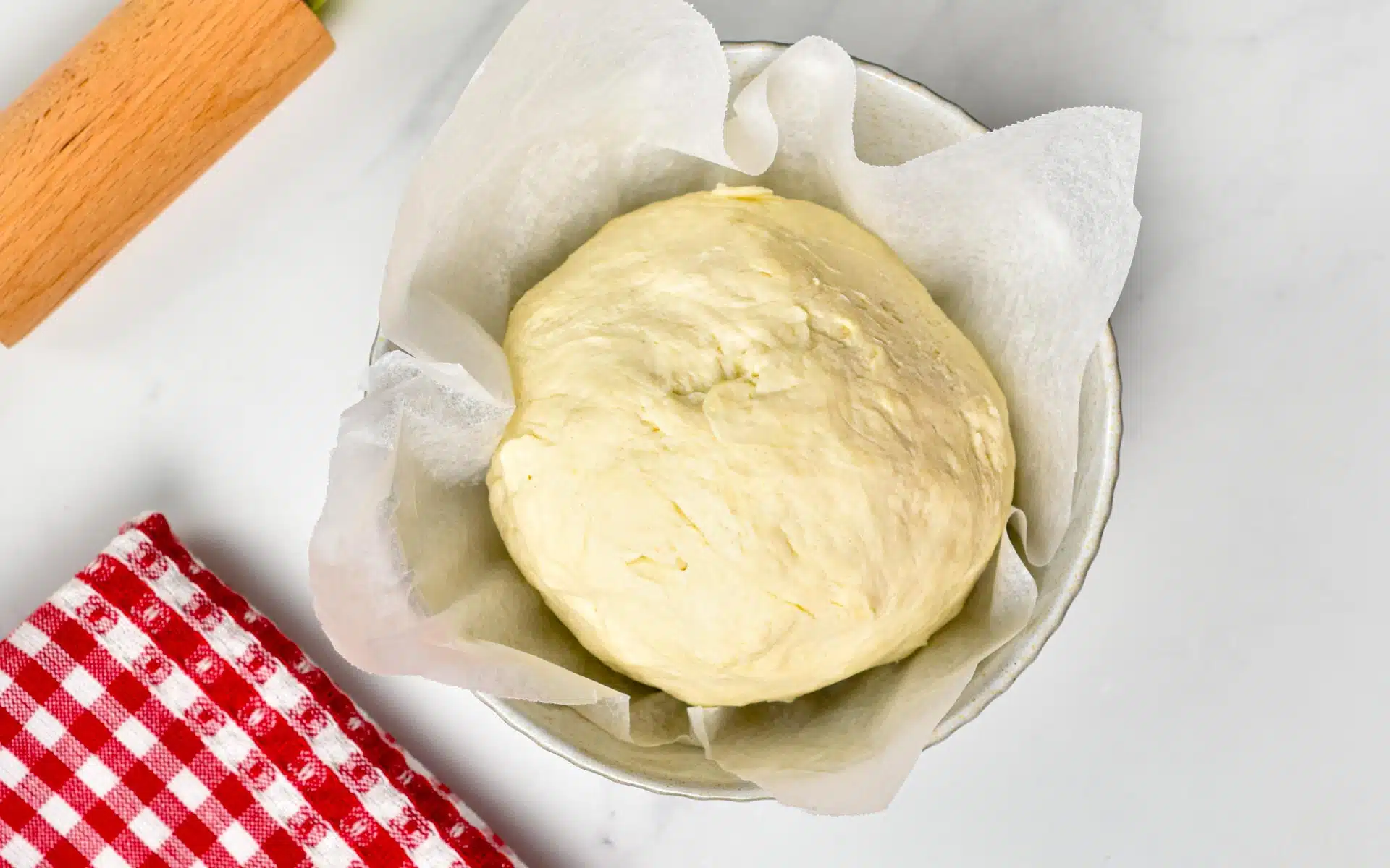 This 3 ingredient Pizza Dough is the most easy high-protein pizza dough you will ever try. It's a yeast free dough for busy pizza nights.