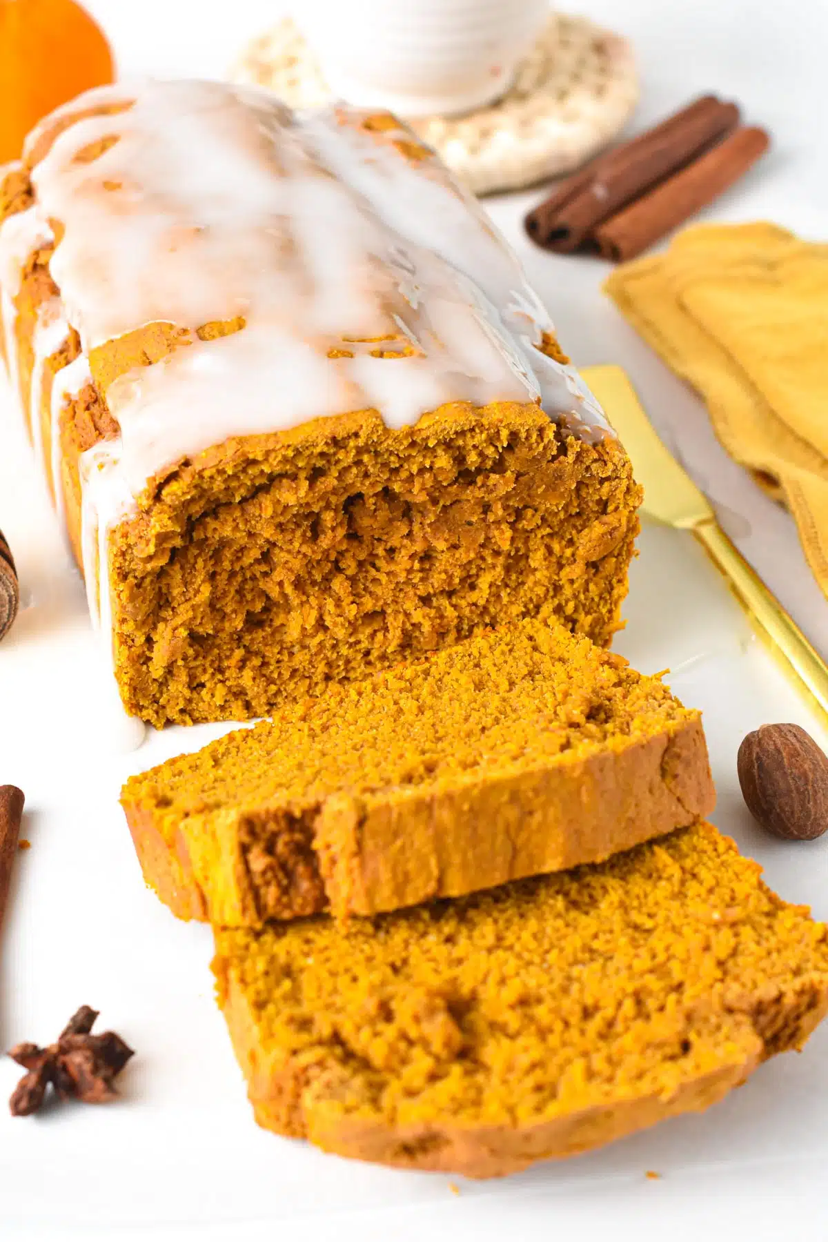 This 3 ingredient pumpkin bread is an easy moist pumpkin bread perfect to celebrate this time of the year. It's easy to make with minimal ingredients and takes barely 10 minutes to put together this fall. 