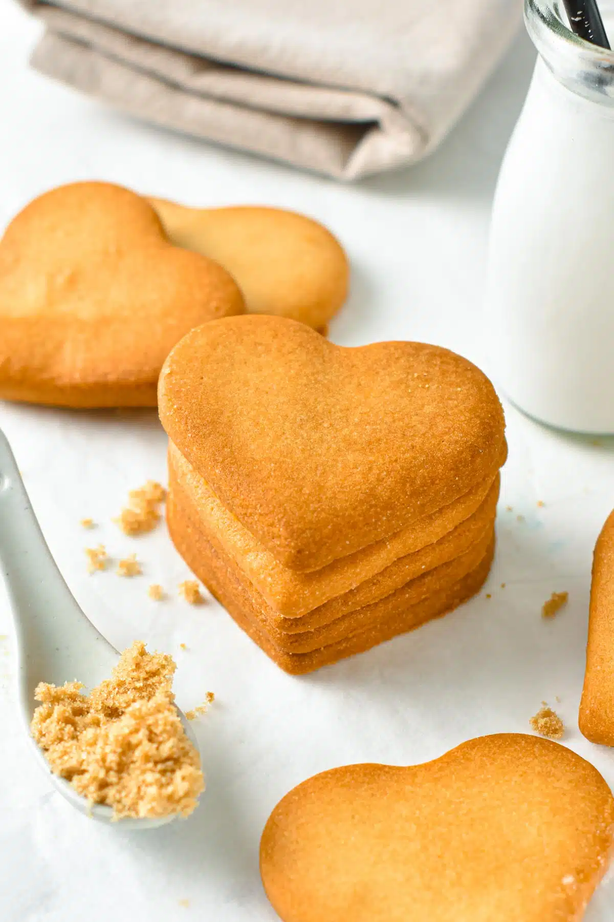 These 3 Ingredient Brown Sugar Cookies are crunchy, cut-out sugar cookies made from brown sugar. Plus, they are allergy friendly too, made without eggs, nut-free and dairy-free option is provided.