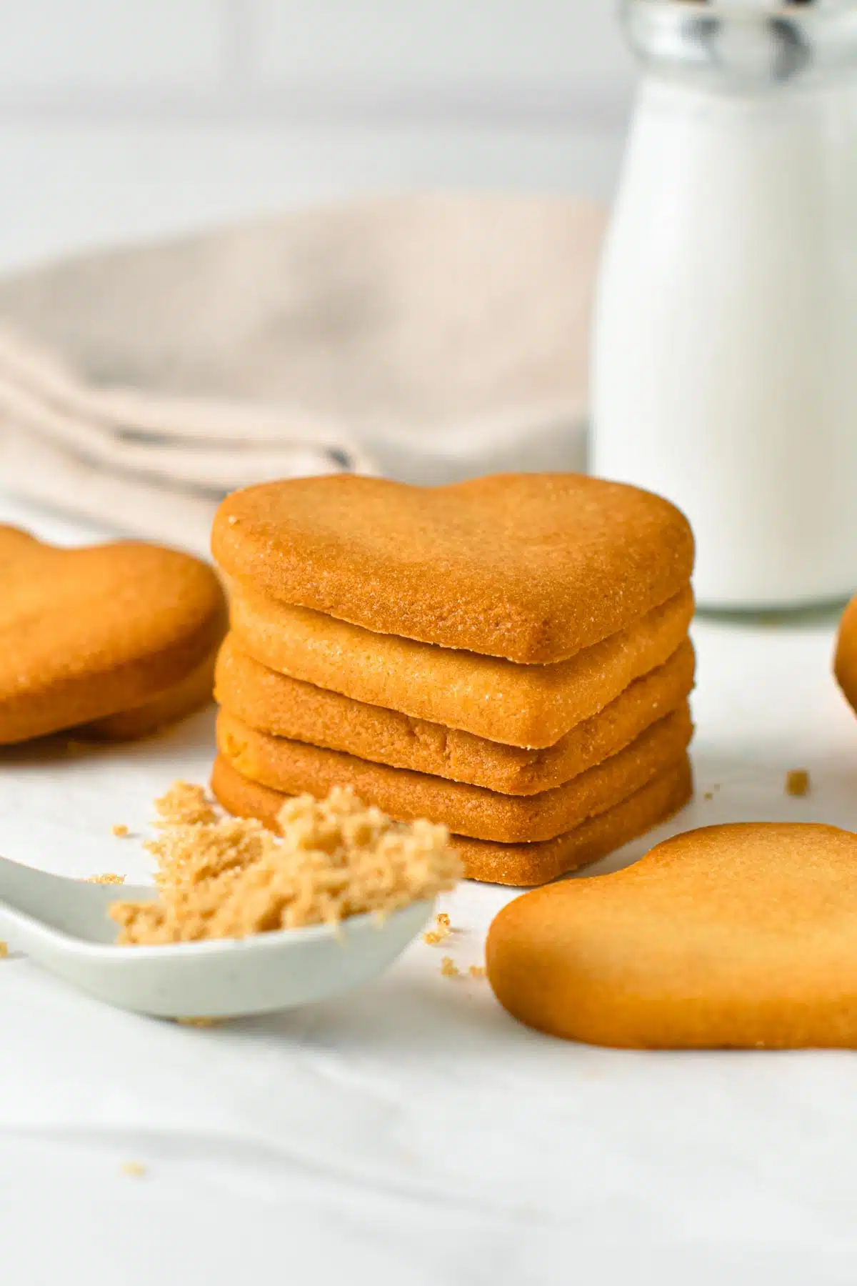 These 3 Ingredient Brown Sugar Cookies are crunchy, cut-out sugar cookies made from brown sugar. Plus, they are allergy friendly too, made without eggs, nut-free and dairy-free option is provided.