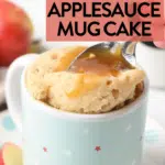 Applesauce mug cake