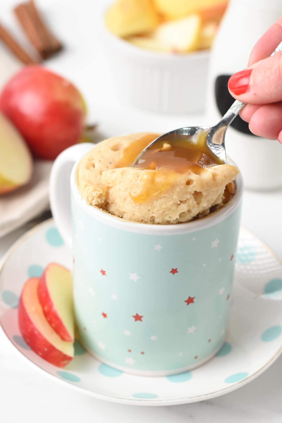 Applesauce Mug Cake Vegan Apple Mug Cake
