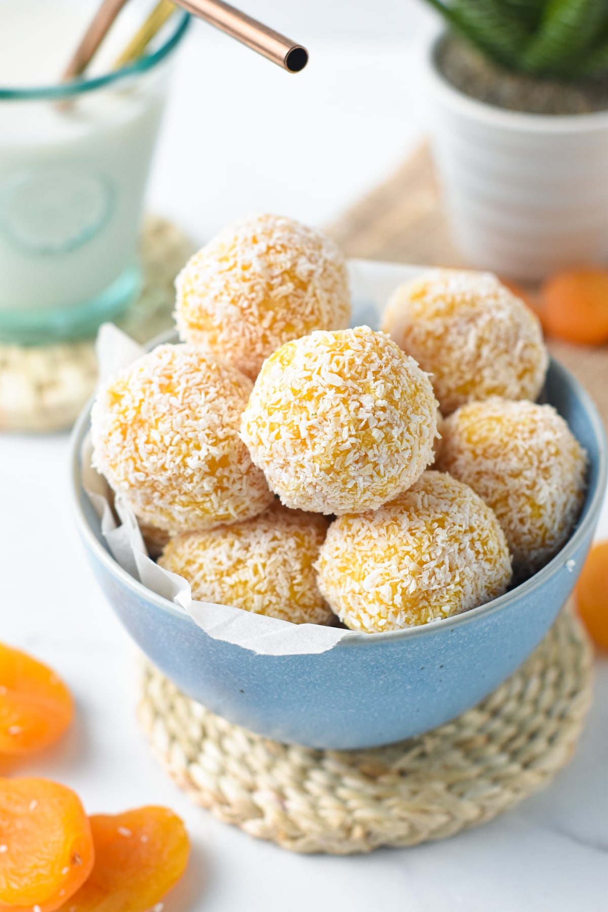 Apricot Balls Bliss Balls for kids snacks Vegan refined sugar free healthy