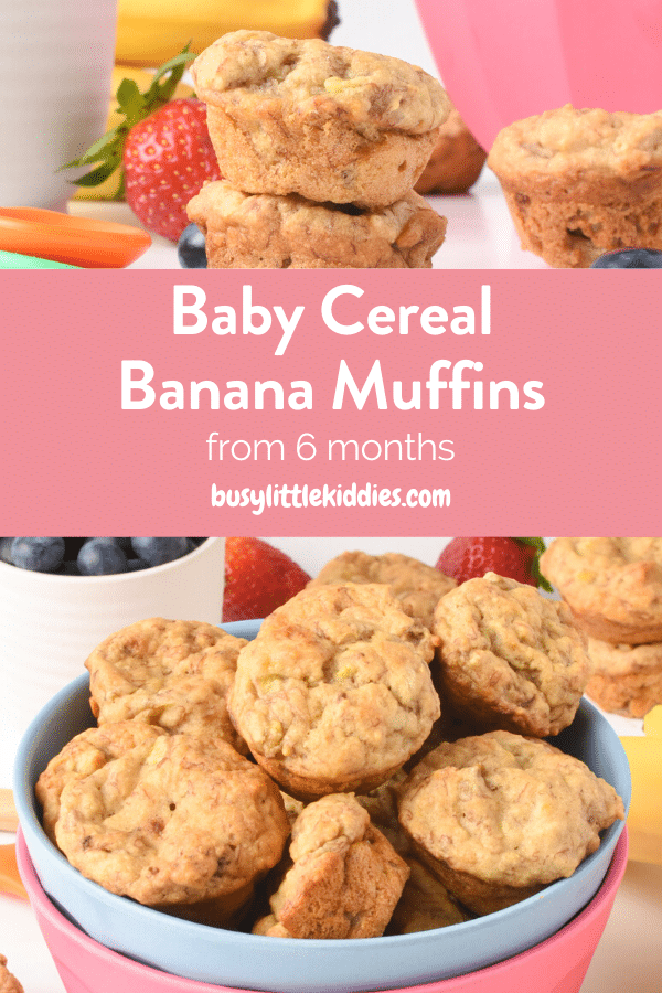 Baby Cereal Banana Muffins