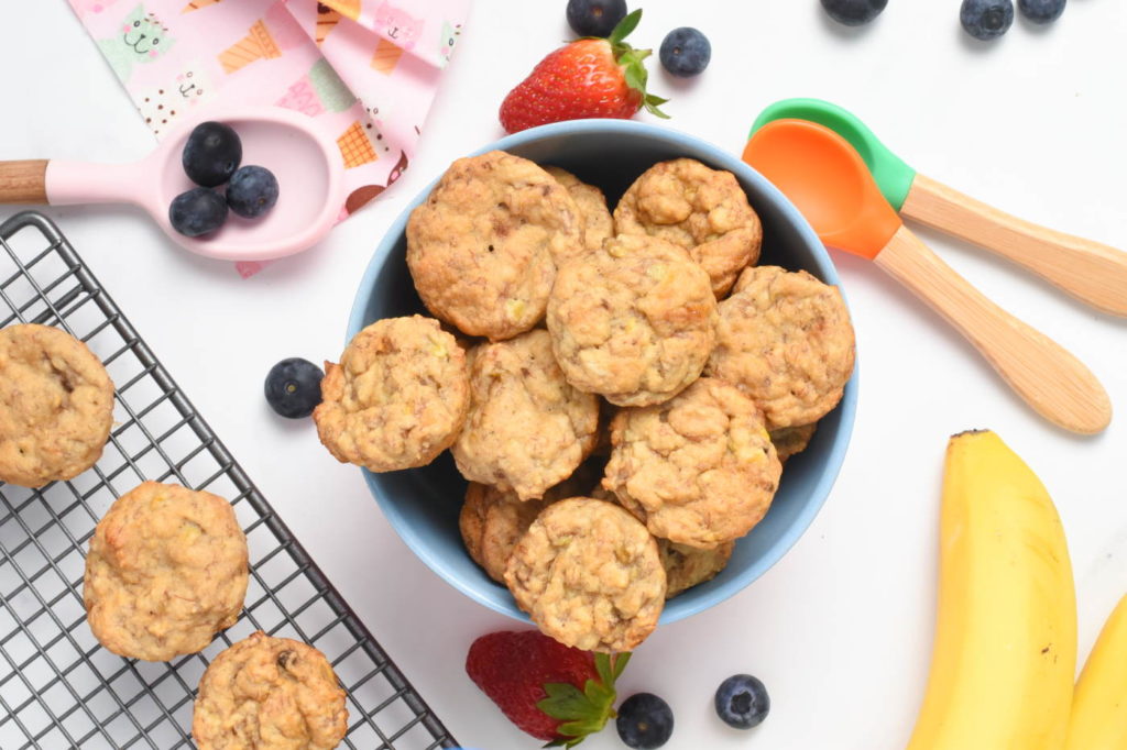 Baby Cereal Muffins with Iron-fortified Infant Cereals