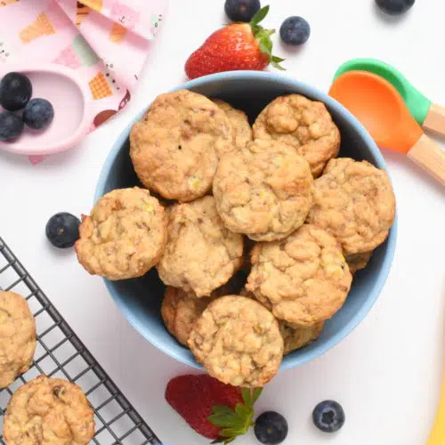Baby Cereal Muffins with Iron-fortified Infant Cereals