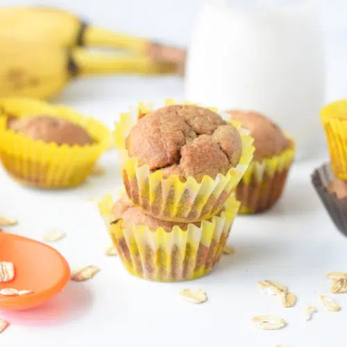 Baby Led Weaning Banana Muffins