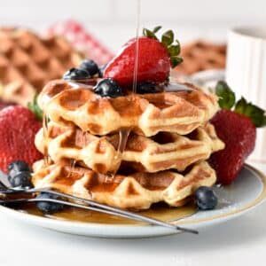 Banana Waffles 3 ingredients
