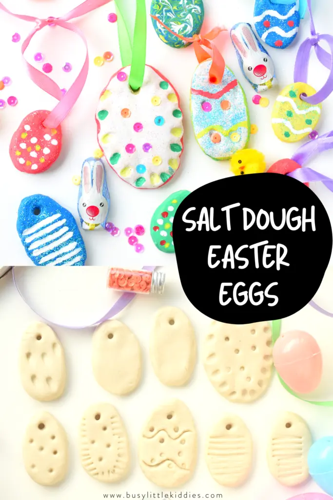 Salt dough Easter ornament