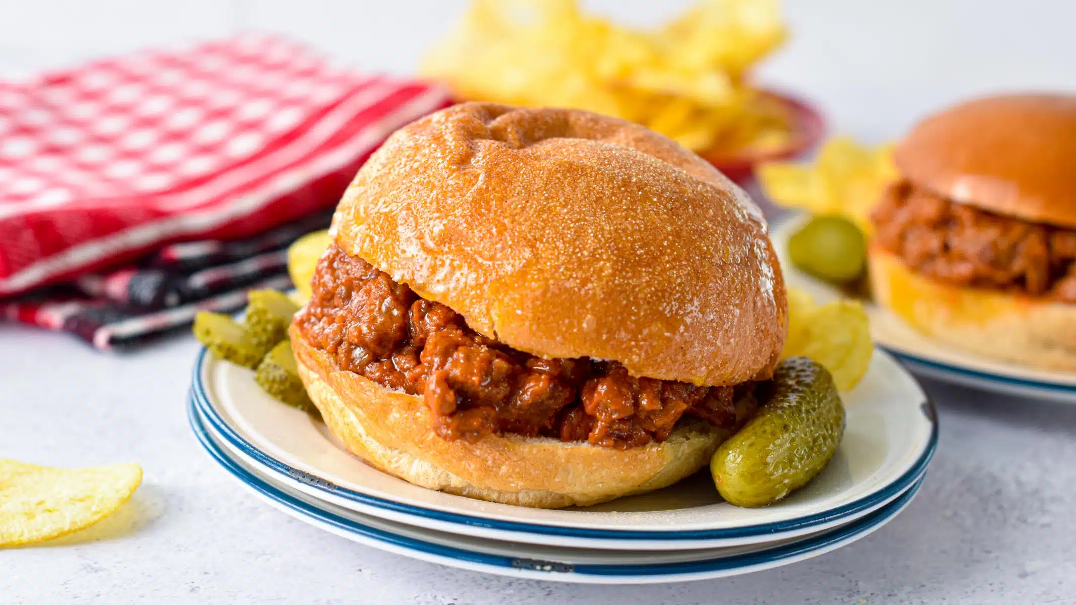This Easy Sloppy Joe Recipe 3 ingredients is my go to dinner on busy days. Plus, the kids love this easy recipe and it's perfect to feed a crowd in no time.
