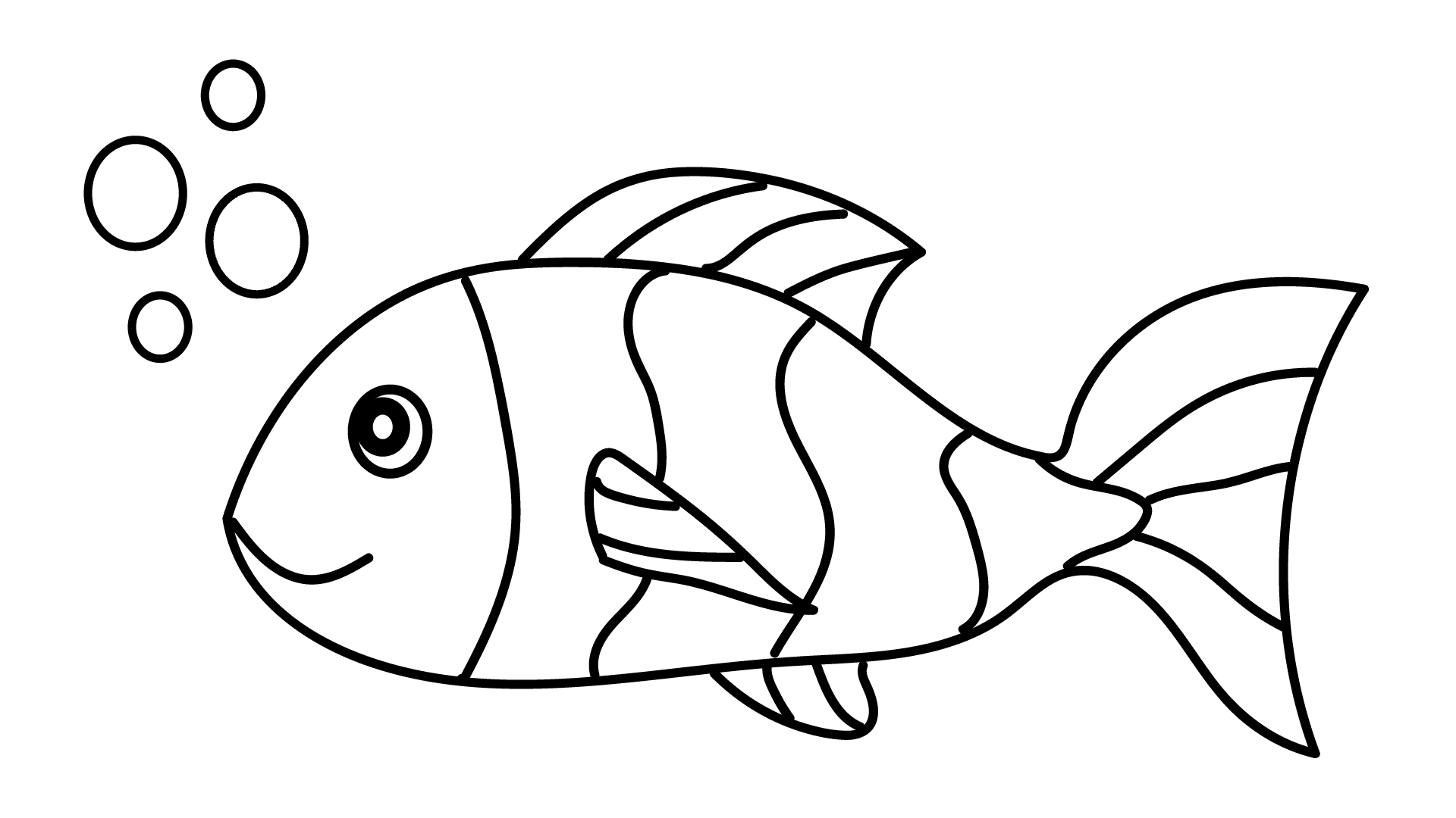 How to draw a fish - Step 7