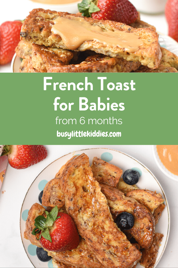 French Toast For Babies Busy Little Kiddies