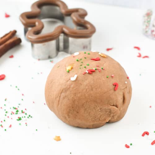 Gingerbread playdough