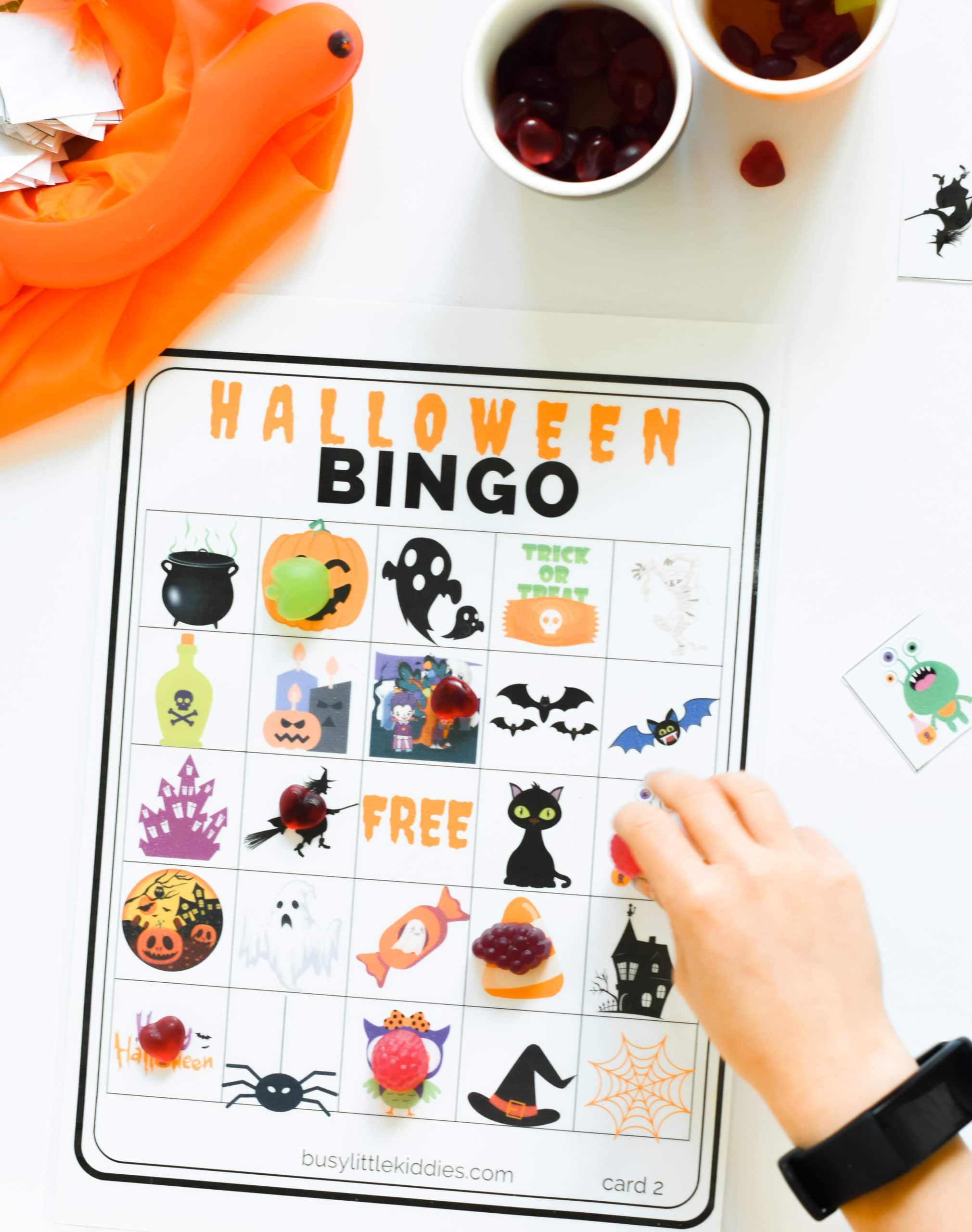 Halloween Bingo Printable for Kids