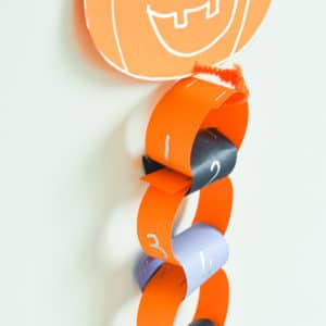 Halloween Paper Chain Countdown