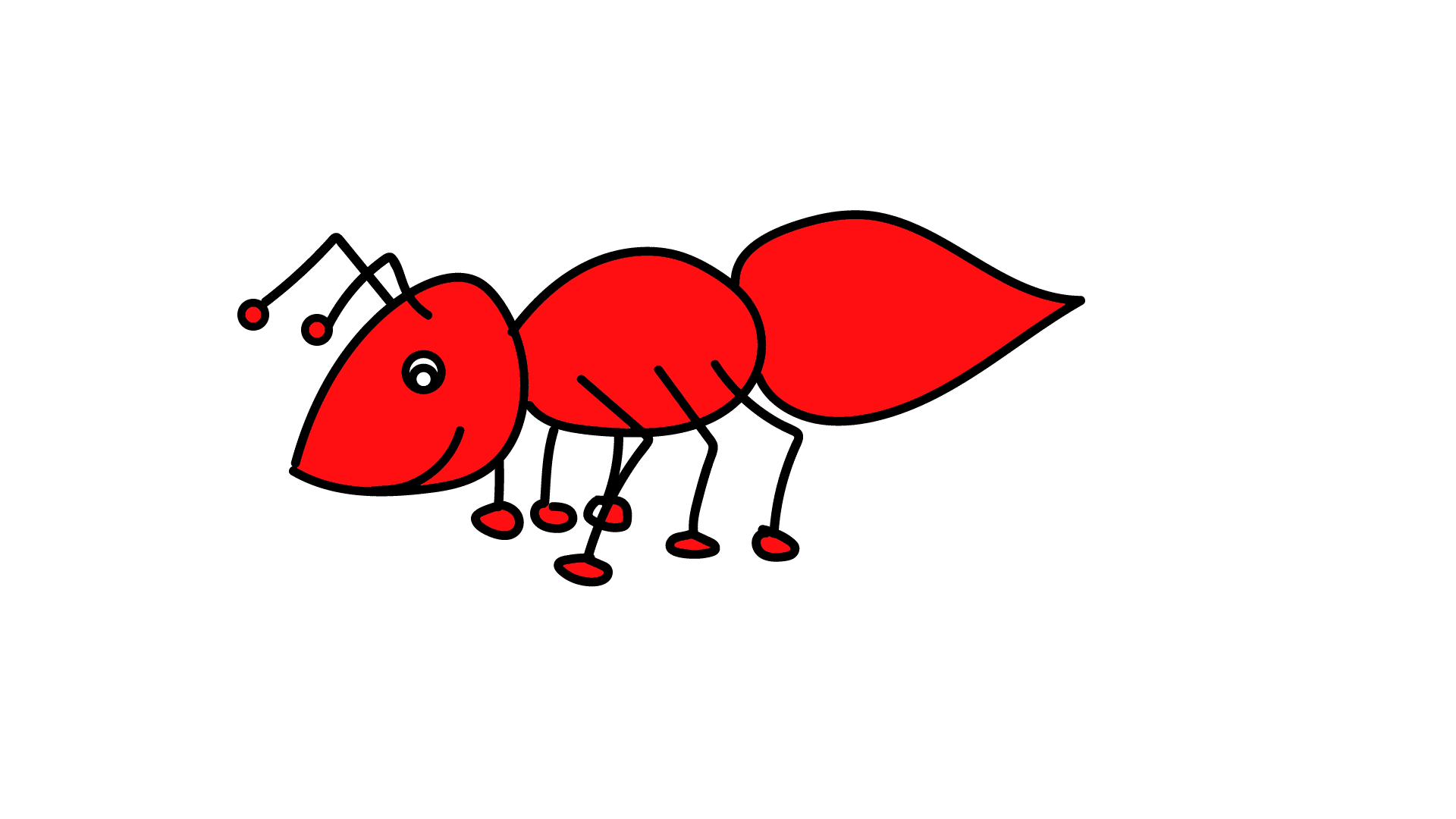 How To Draw An Ant - Step 7
