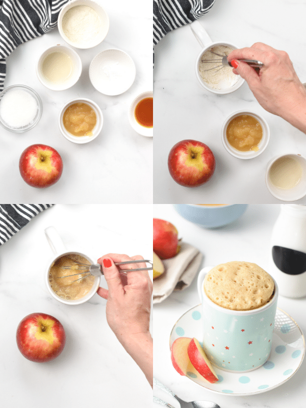 How to make Applesauce Mug Cake