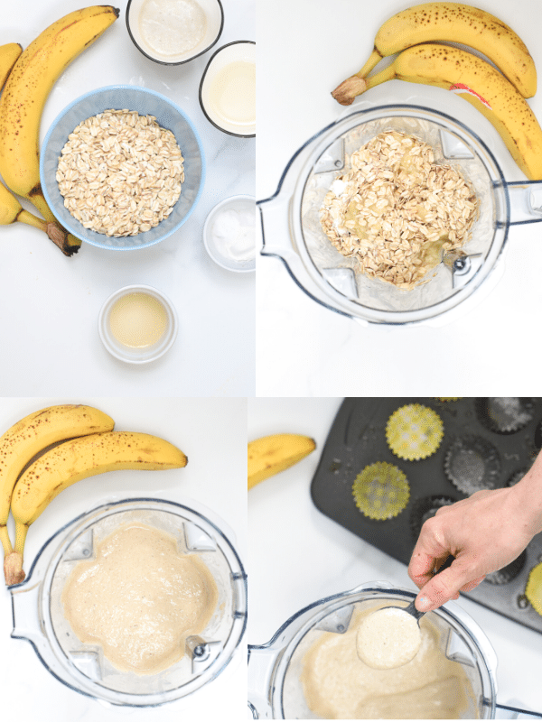 These easy Baby Banana Muffins are the best baby led weaning muffins for toddlers with a delicious soft, fluffy texture. Plus, they are egg-free baby muffins and sugar free too naturally sweetened by ripe bananas. An healthy baby led weaning banana recipe for kids from 6 months.