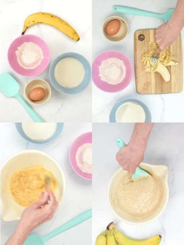 How to make Baby Banana Pancakes
