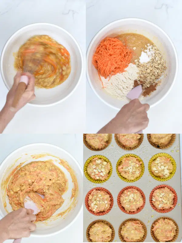 How to make Banana Carrot Muffins