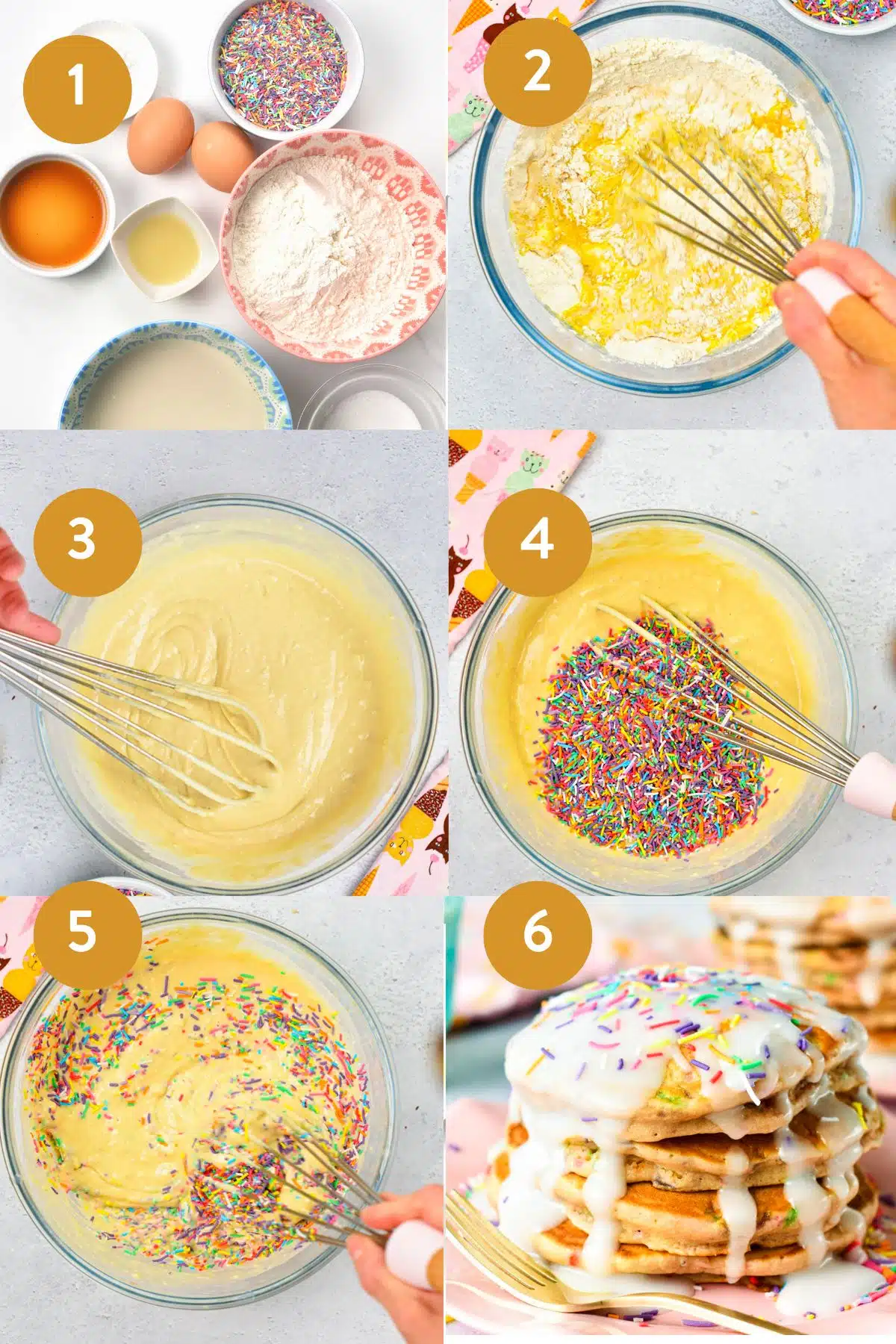  These funfetti pancakes are easy, fluffy pancakes filled with funfetti colors and perfect for birthday breakfast . Plus, they are easy to make in less than 20 minutes for a quick party breakfast. These funfetti pancakes are easy, fluffy pancakes filled with funfetti colors and perfect for birthday breakfast . Plus, they are easy to make in less than 20 minutes for a quick party breakfast.