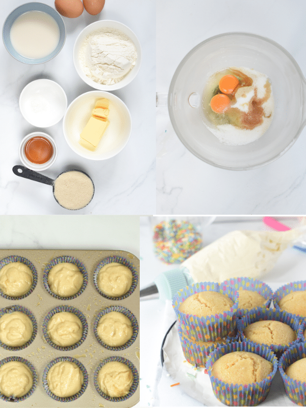 How to make healthy vanilla cupcakes