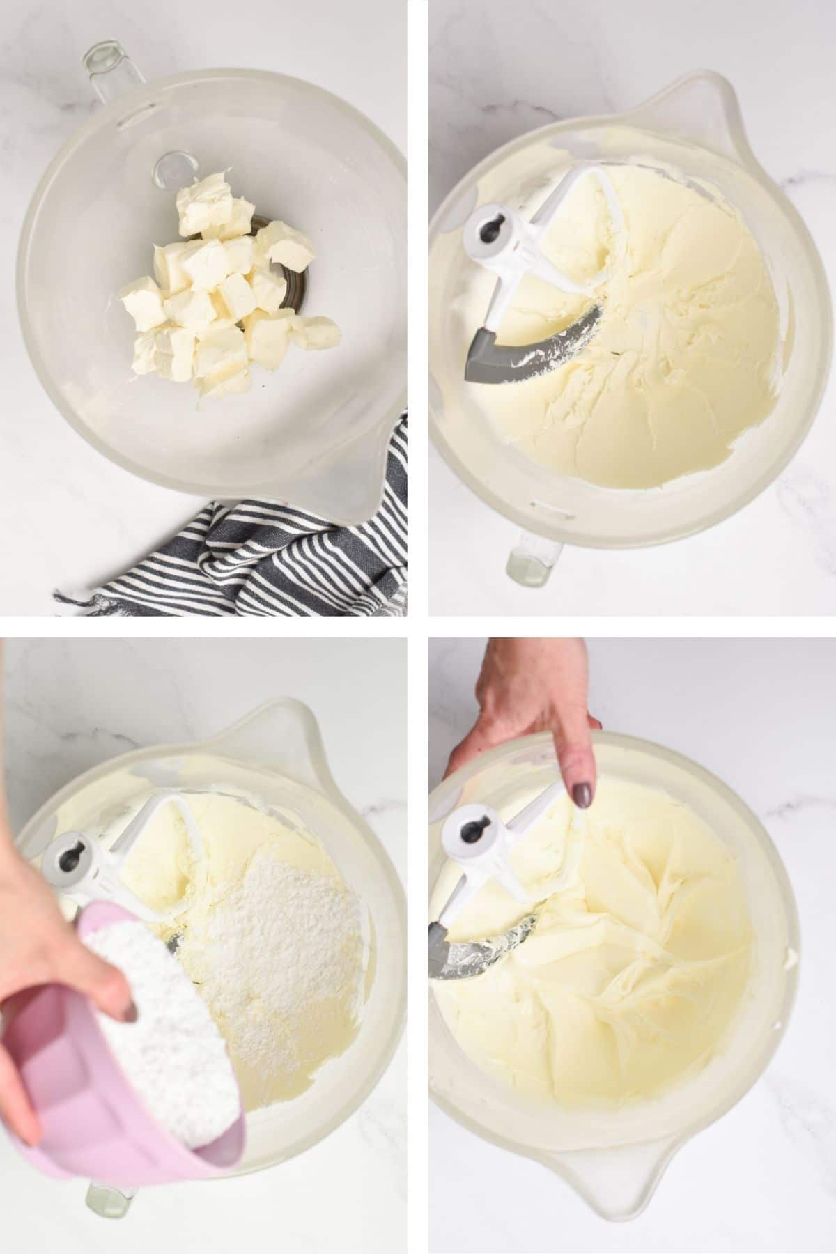 Making 2 Ingredient Cream Cheese Frosting