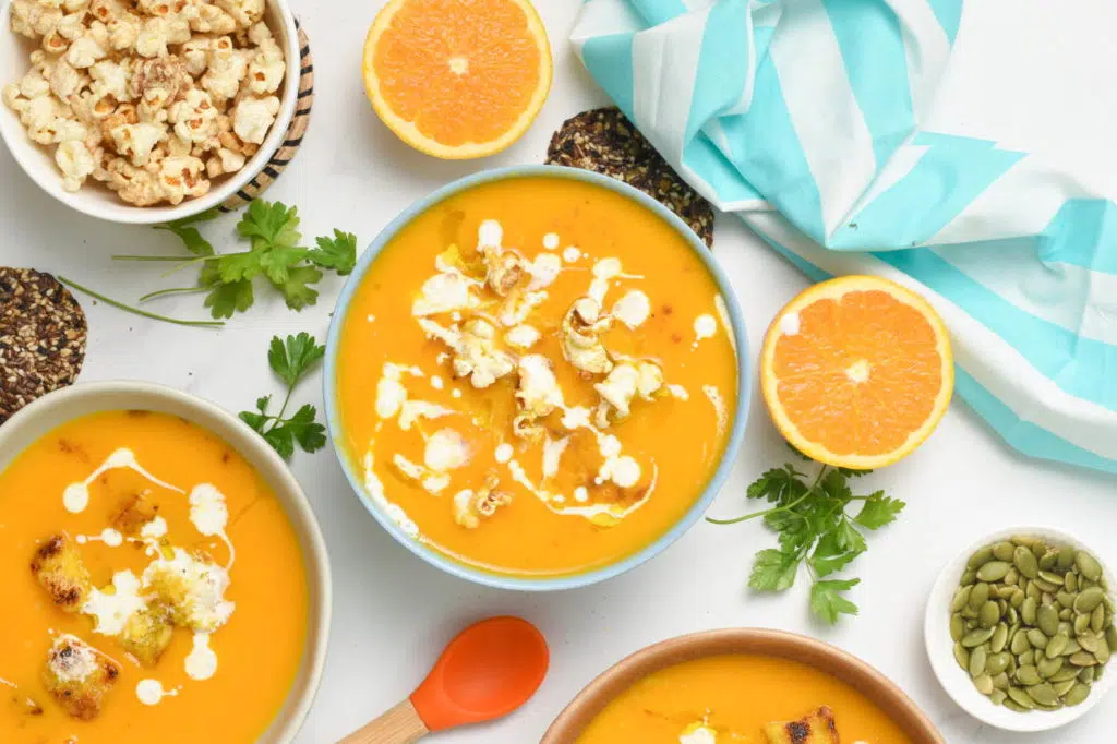 Orange Soup - Vegan, Dairy-Free - Busy Little Kiddies