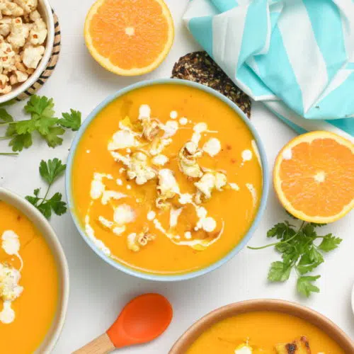 Orange Soup - Vegan, Dairy-Free - Busy Little Kiddies