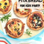 PIZZA PITA BREAD for kids pizza party