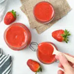 Strawberry Puree For drinks or for babies busy little kiddies