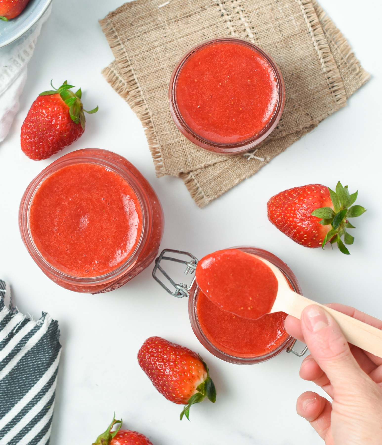 Strawberry Puree For drinks or for babies busy little kiddies