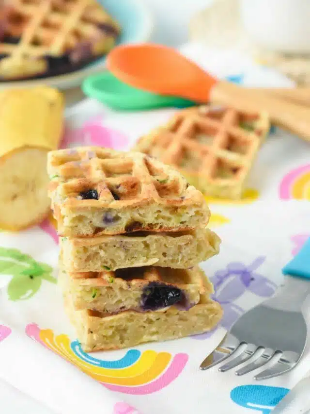Baby Waffles Recipe (With Fruits & Veggies)