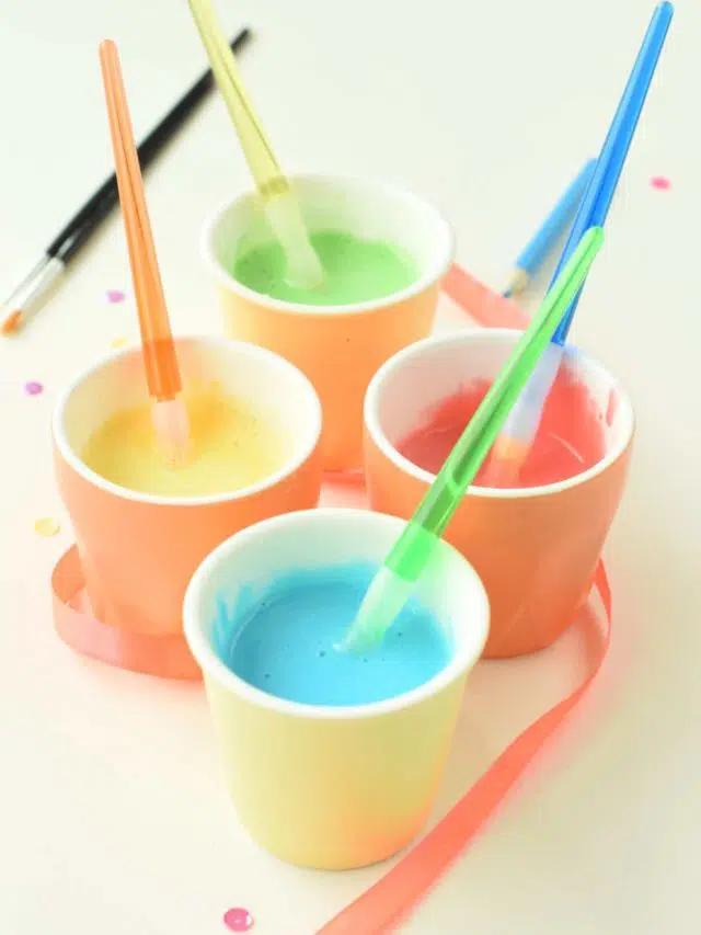 Kids Bath Paint with 3 Ingredients